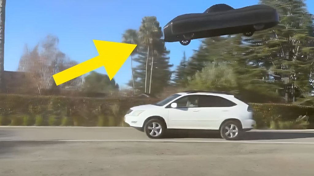 alefs flying car drives and takes off vertically in california watch video