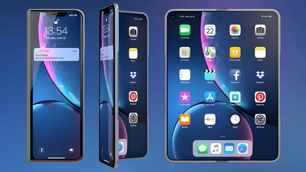 apple foldable iphone design display size tipped