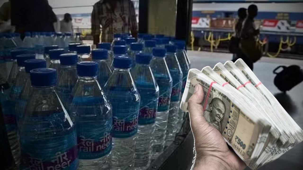 irctc water sell in indian railway