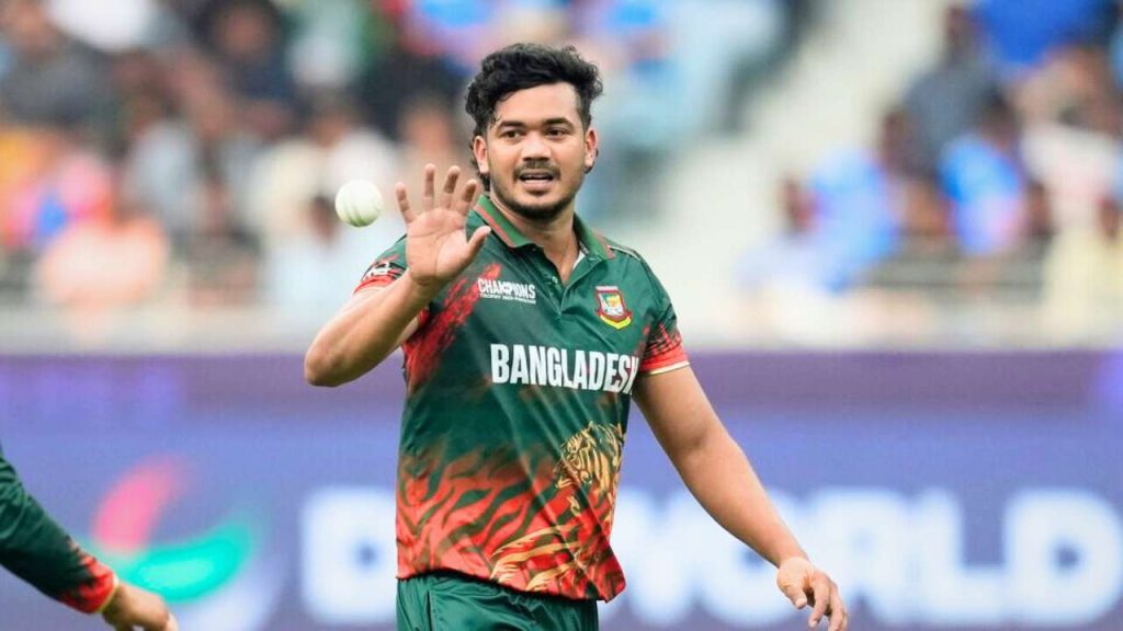 Bangladesh pacer Taskin Ahmed scores century!