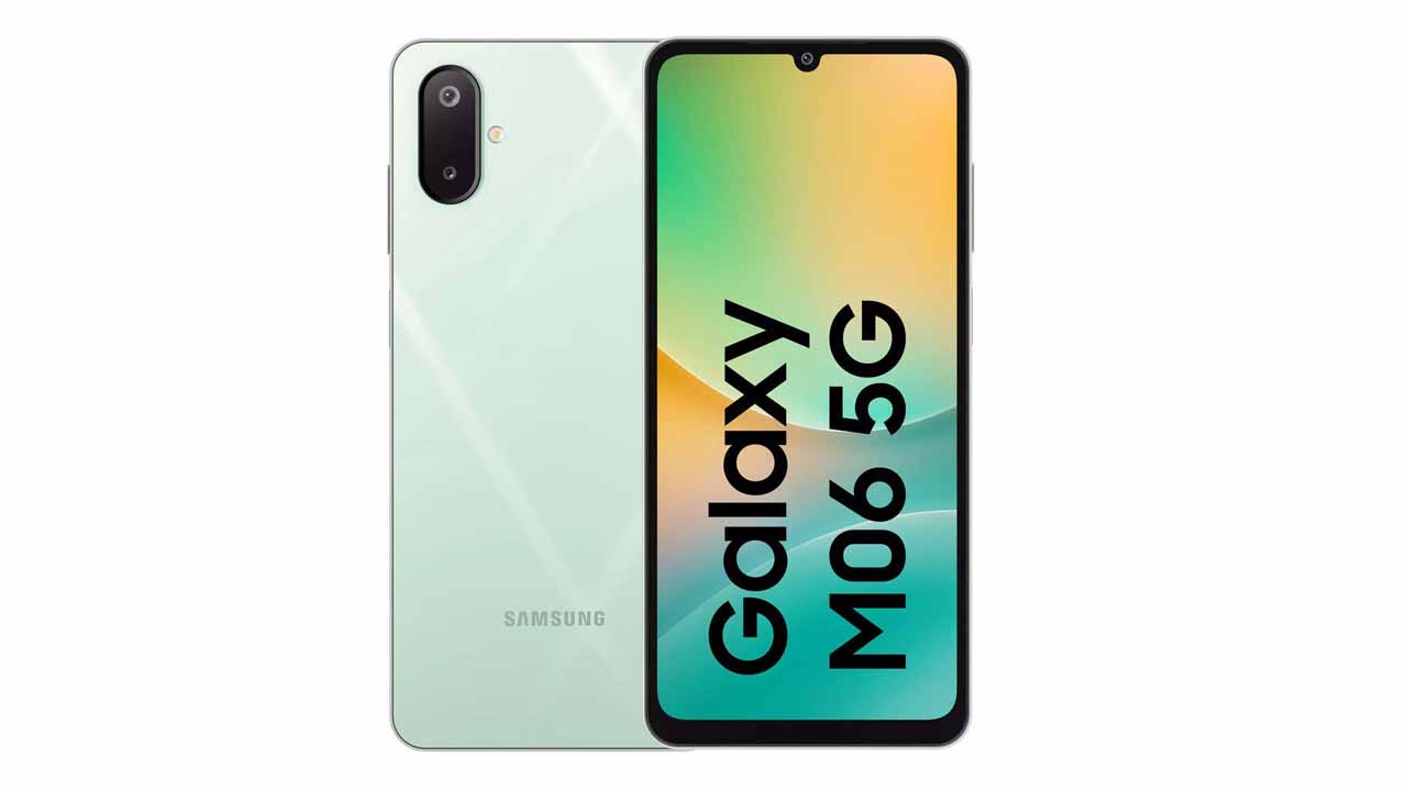 Samsung Galaxy m06 cheapest 5G smartphone first sale today amazon offers