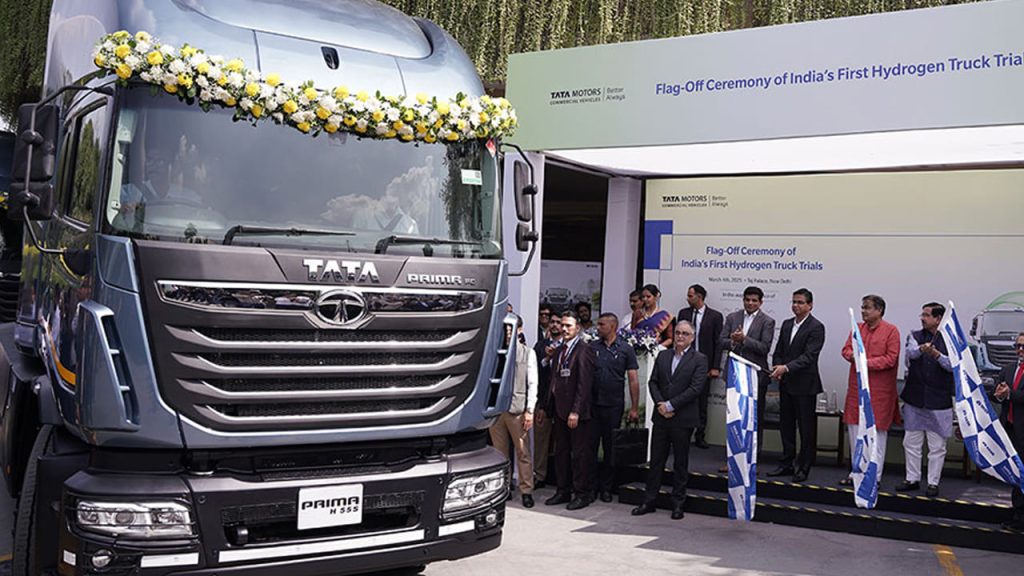 Tata motors launches first hydrogen truck trial in india