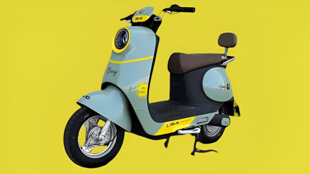 zelio little gracy e scooter launched at 49500+no license needed 75 km range check features